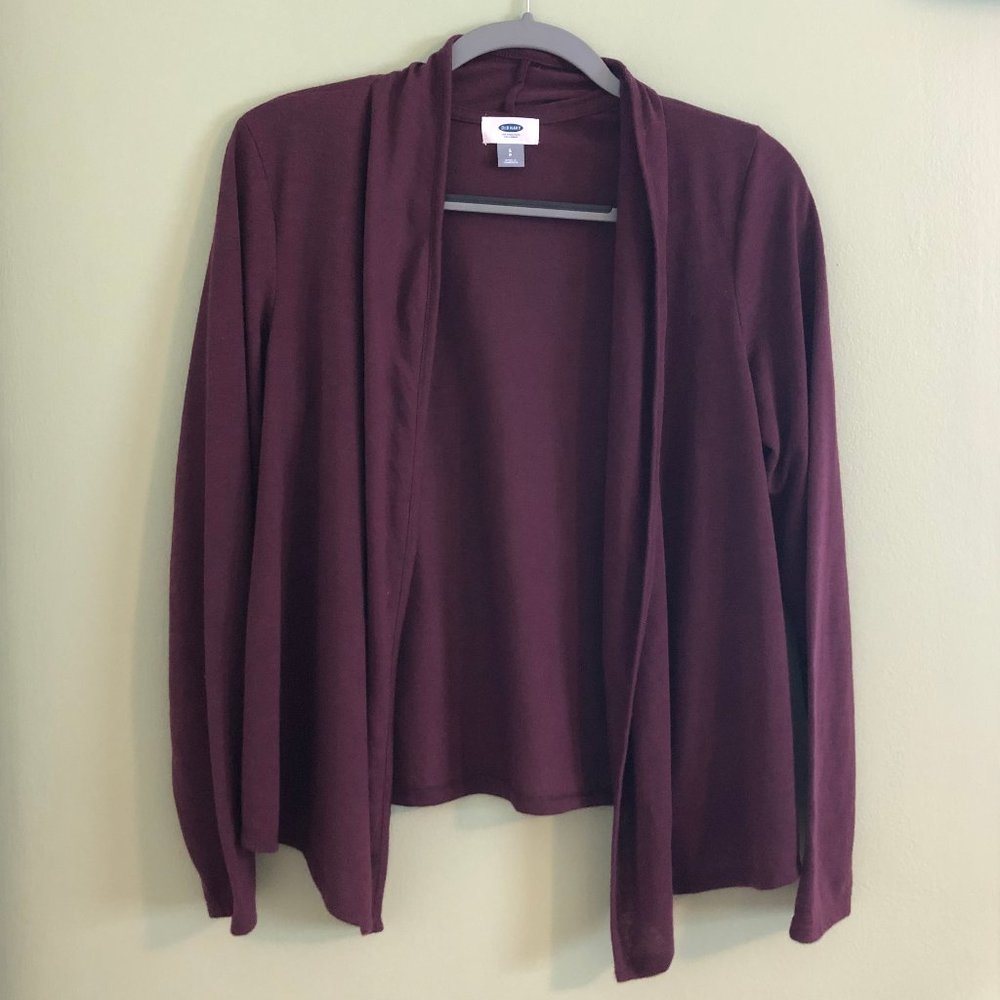 Old Navy Burgundy Cardigan